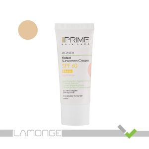 کرم ضد آفتاب SPF60 بژ روشن پرایم مناسب پوست چرب