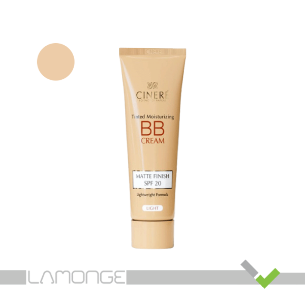 بی بی کرم SPF20 رنگ روشن سینره حجم 50 میلی لیتر