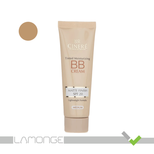 بی بی کرم SPF20 رنگ متوسط سینره حجم ۵۰ میلی لیتر
