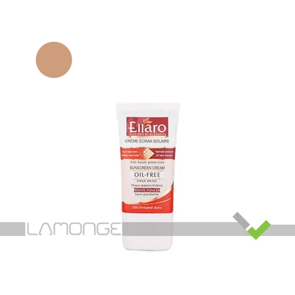 کرم ضد آفتاب SPF50 بژ طبیعی مناسب پوست چرب