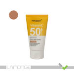 ضد آفتاب SPF50 ویتالیر رنگ بژ کاراملی حاوی ویتامین سی