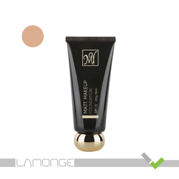کرم پودر مای سری Black Diamond مدل Matt Makeup شماره MF03 مناسب پوست چرب