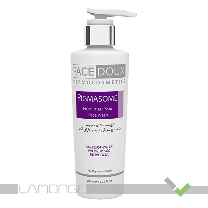 6262720900327 ژل شستشوی صورت پیگمازوم مناسب پوست لک دار فیس دوکس - Image 1