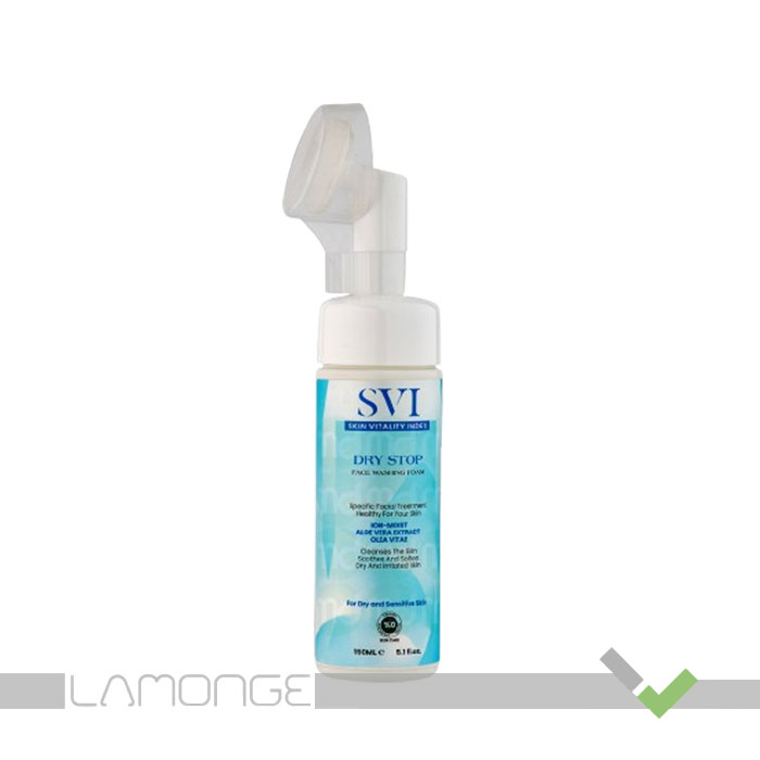 6262968000537 فوم شست و شوی صورت پوست خشک اس وی آی - Image 1