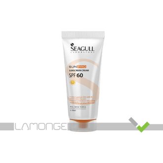 کرم ضد آفتاب SPF 60 فاقد رنگ سی گل