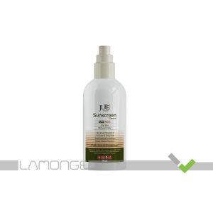 کرم ضد آفتاب +SPF 50 پوست چرب بی رنگ پمپی 100 میل ژوت