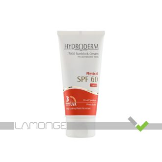 کرم ضد آفتاب SPF 60 فيزيکال رنگي هيدرودرم