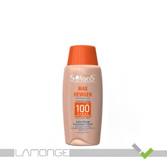 کرم ضد آفتاب SPF100 بژ طبیعی آردن سولاریس مدل Max Newgen مناسب پوست حساس