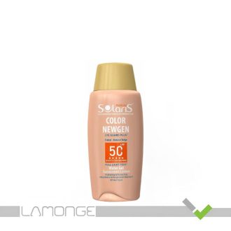 لوسیون ضد آفتاب SPF50 بژ طبیعی آردن سولاریس مدل Color Newgen