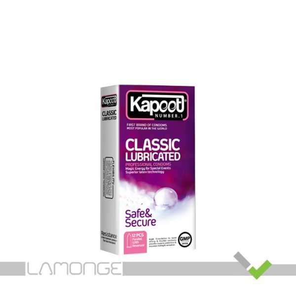 کاندوم کاپوت مدل Classic Lubricated بسته 12 عددی