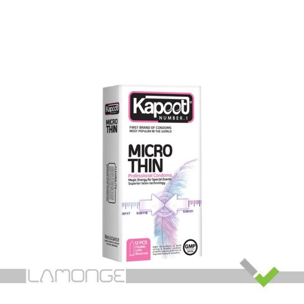 کاندوم کاپوت مدل Micro Thin بسته 12 عددی