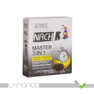کاندوم تاخیری کدکس مدل Master 3 in 1 بسته ۳ عددی
