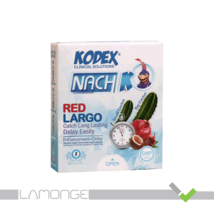کاندوم تاخیری کدکس مدل Red Largo بسته ۳ عددی