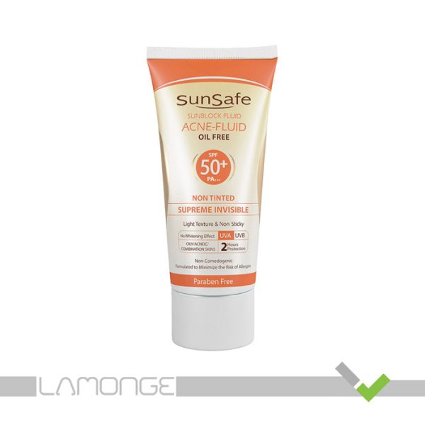فلوئید ضد آفتاب فاقد چربی کاملا نامرئی SPF50 سان سیف حجم 50 میلی لیتر - Image 1