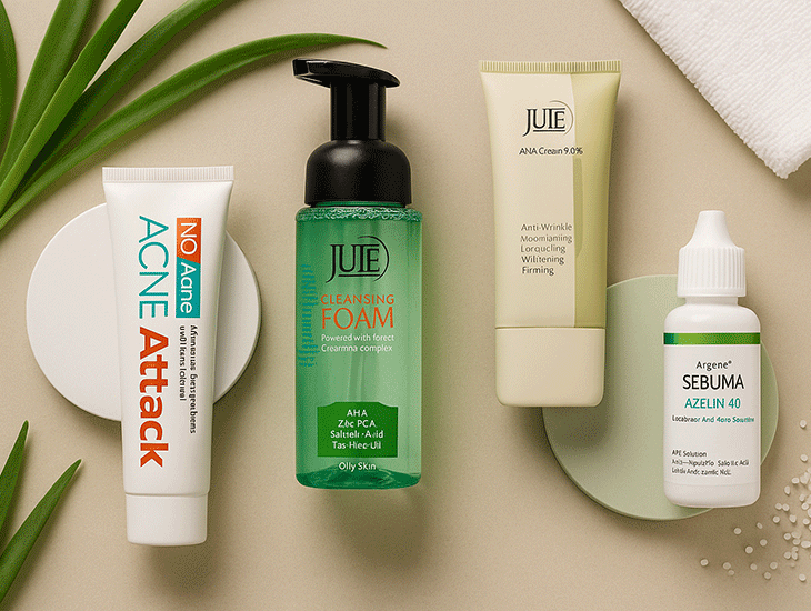 محصولات کنترل کننده چربی پوست