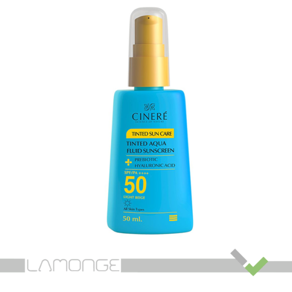 ضد آفتاب فلوئید رنگی SPF50 بژ روشن سینره - Image 1