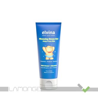 کرم ژل شستشوی اتوپیک صورت و بدن الوینا