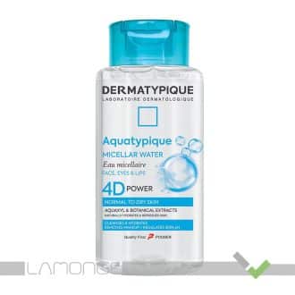 محلول پاک کننده آرایش پوست نرمال تا خشک آکواتیپیک درماتیپیک