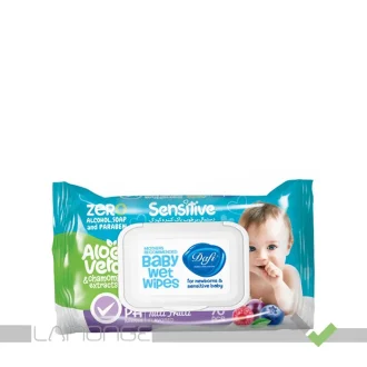 دستمال مرطوب کودک دافی ۷۰ عددی مناسب پوست حساس