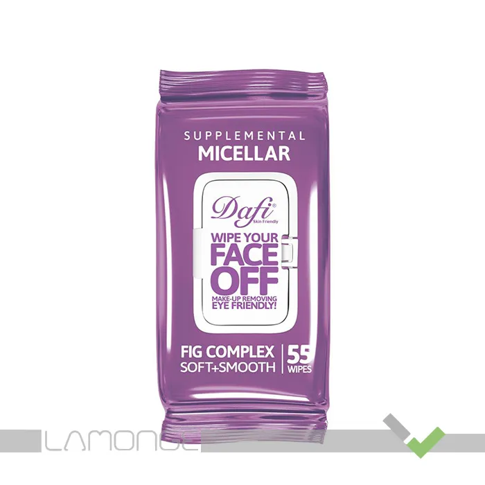 دستمال مرطوب میسلار دافی بسته 55 عددی