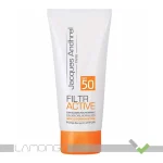 کرم ضد آفتاب SPF50 بی رنگ مناسب پوست خشک و معمولی ژاک آندرل پاریس حجم 50 میلی لیتر