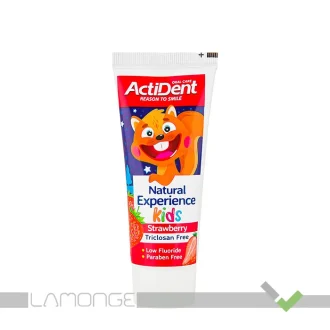 خمیر دندان کودک اکتیدنت با طعم توت فرنگی – محافظ مینای دندان کودک