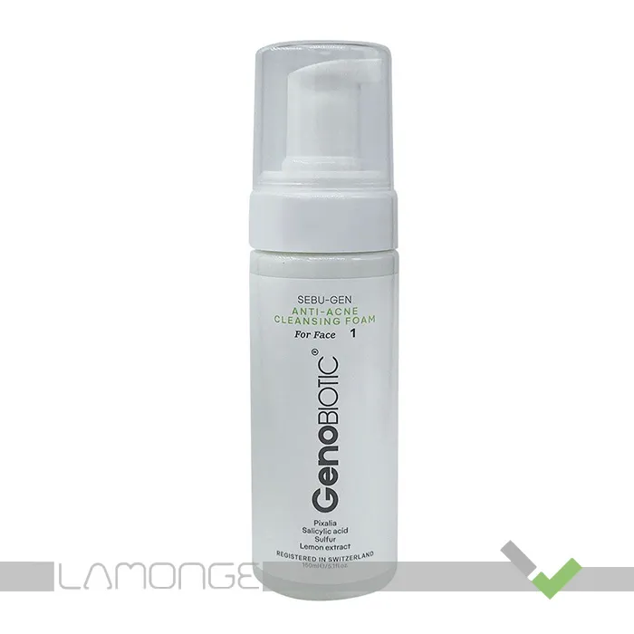 6262863400289 فوم شستشو صورت ژنوبایوتیک مدل ضد آکنه حجم 150 میلی لیتر - Image 1