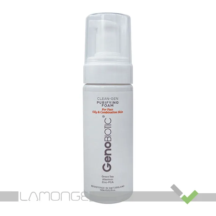 6262863400920 فوم شستشوی صورت ژنوبایوتیک مناسب پوست چرب و مختلط حجم 150 میلی لیتر - تصویر 1