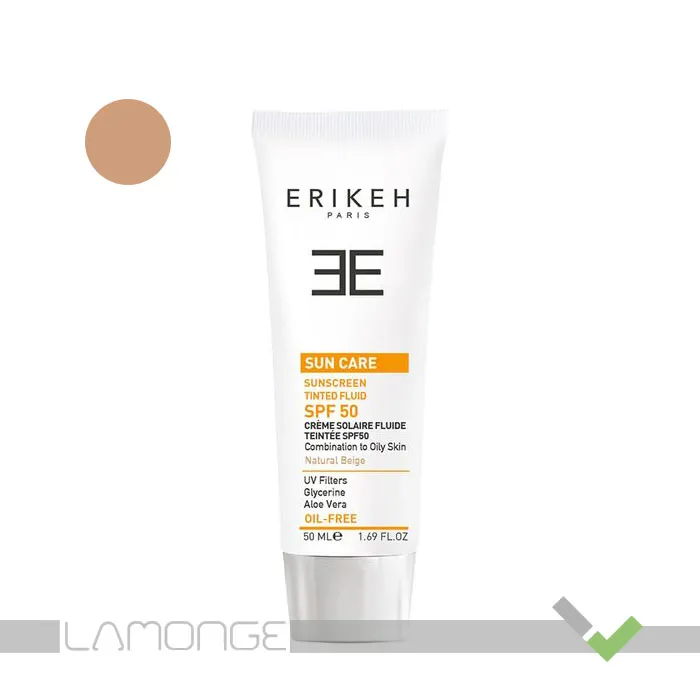 اریکهa-6261156500774 ضد آفتاب پوست مختلط تا چرب بژ طبیعی اریکه - Image 1