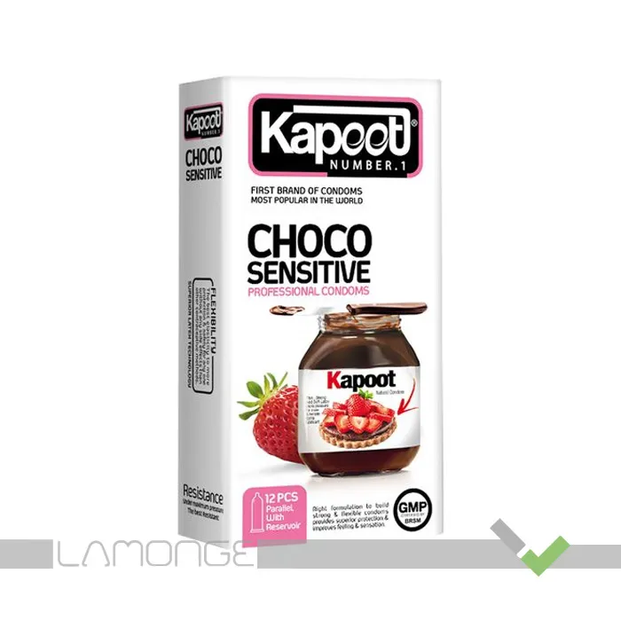 6260623331163 کاندوم کاپوت مدل Choco Sensitive بسته 12 عددی - Image 1