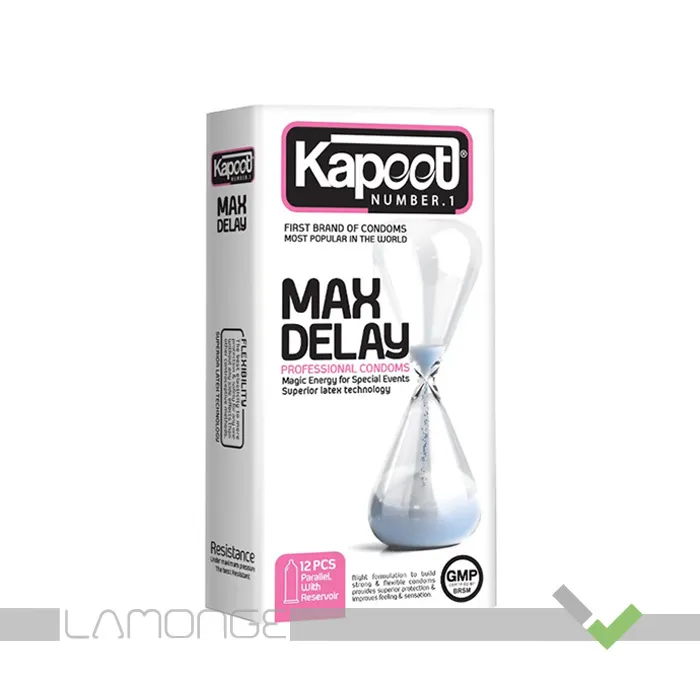 6260623331507 کاندوم تاخیری کاپوت مدل Max Delay بسته 12 عددی - Image 1