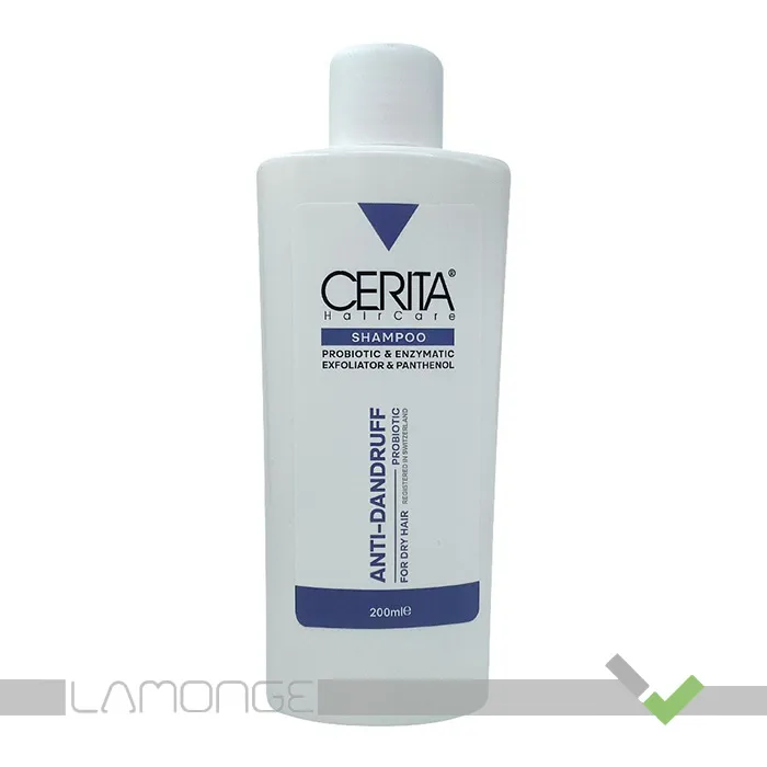 شامپو ضد شوره سریتا برای موهای خشک 200 میلی لیتر