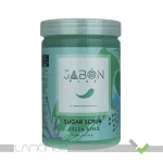اسکراب شکری لایه بردار پوست 900 گرمی Green Apple ژبن پلاس