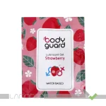 ژل لوبریکانت اسانس توت فرنگی ساشه 3 عددی بادیگارد