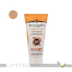 ضد آفتاب بژ طبیعی فاقد جاذب شیمیایی SPF50 سان سیف حجم 50 میلی لیتر