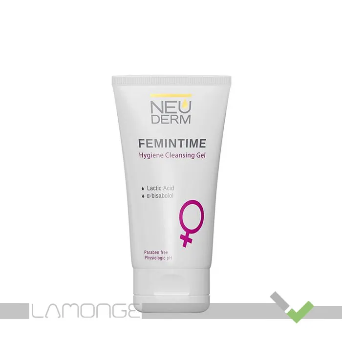 نئودرمc-6260482530349 ژل بهداشتی بانوان نئودرم مدل Femintime حجم 150 میلی لیتر - Image 1