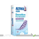 کاندوم کدکس مدل Sensitive Pro Sensation بسته 12 عددی
