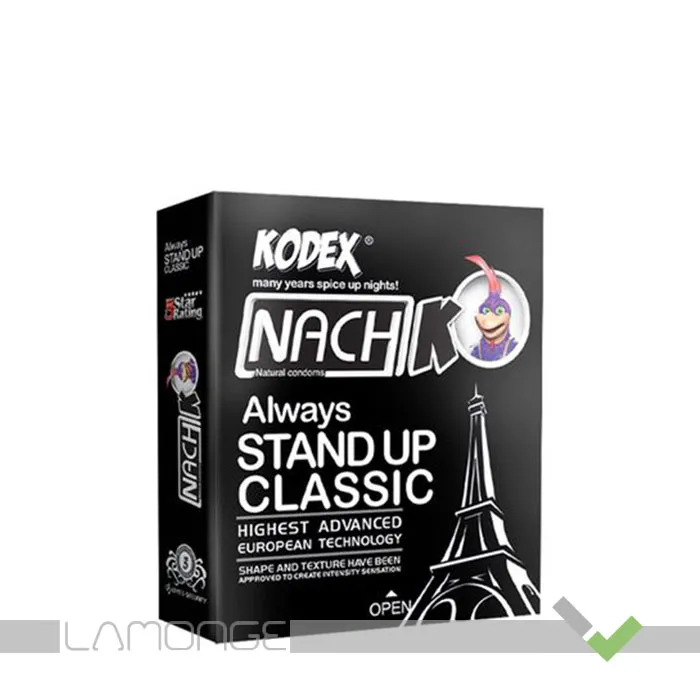 کدکسa-6260623332542 کاندوم پاریس کدکس مدل Stand Up Classic بسته 3 عددی