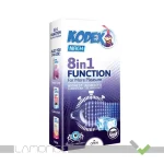 کاندوم خاردار کدکس مدل Function 8 In 1 بسته 10 عددی
