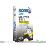 کاندوم تاخیری کدکس مدل Master 3 In 1 بسته 12 عددی