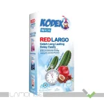 کاندوم تاخیری کدکس مدل Red Largo بسته 12 عددی