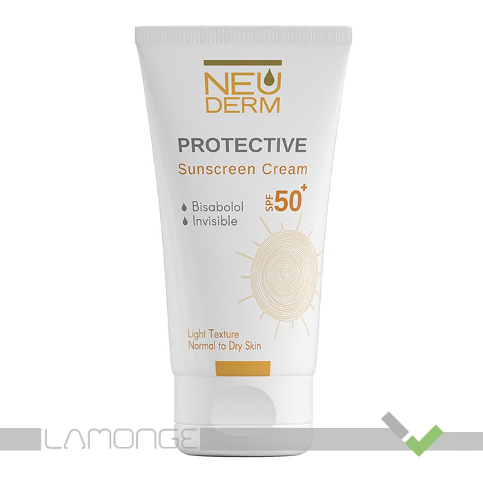 20401 کرم ضد آفتاب SPF50 بی رنگ نئودرم - Image 1