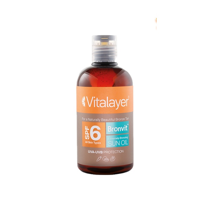 روغن روغن آفتاب برنزه کننده بادی ویت (SPF6 (BronVit ویتالیر 250میل - Image 1
