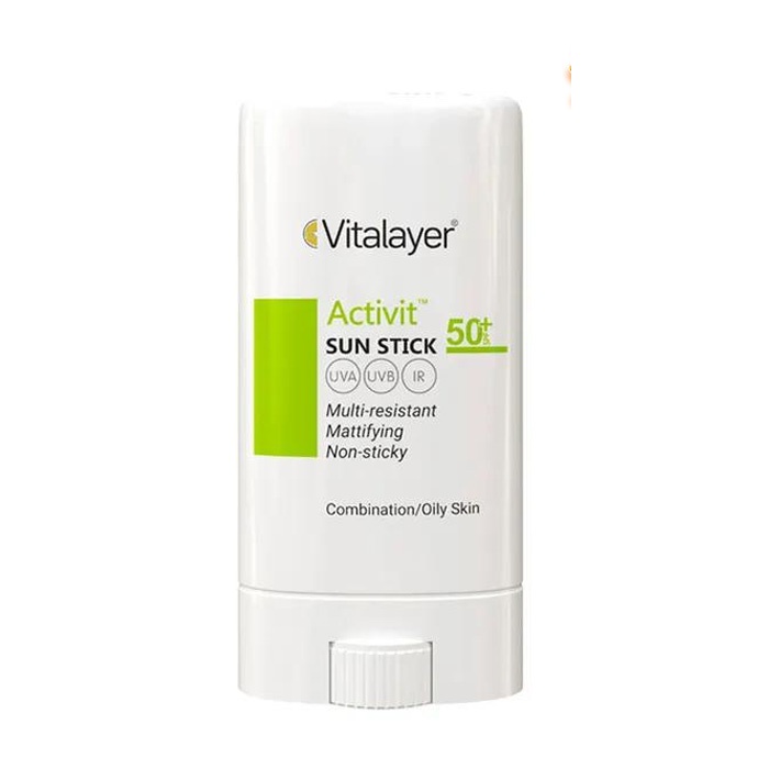 6267552804256 ضد آفتاب استیکی اکتی ویت Activit) SPF50) ویتالیر 15گرم - Image 1