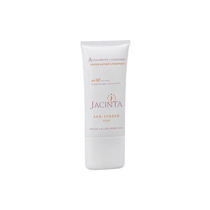 فلوئید ضدآفتاب پوست چرب فلوئید ضدآفتاب بیرنگ SPF50 پوست چرب و مستعد آکنه ژاکینتا 50 میل - Image 1
