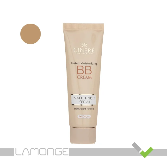 بی بی کرم SPF20 رنگ متوسط سینره حجم ۵۰ میلی لیتر